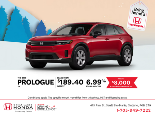 Get the 2025 Honda Prologue!