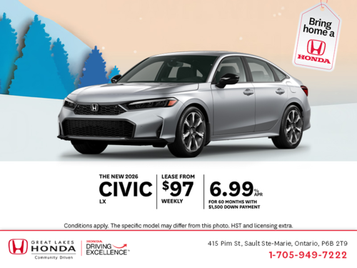 Get the 2026 Honda Civic!