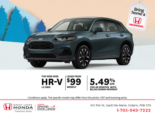 Get the 2026 Honda HR-V