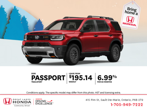 Get the 2026 Honda Passport!