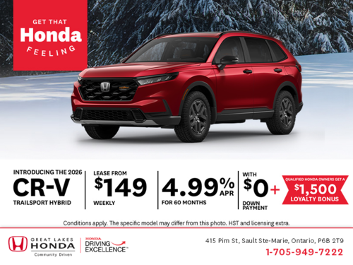 Get the 2026 Honda CR-V hybrid!