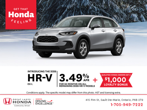 Get the 2026 Honda HR-V