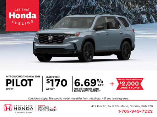 Get the 2026 Honda Pilot