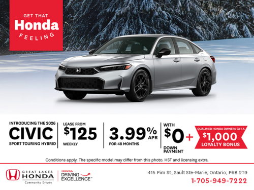 Get the 2026 Honda Civic Hybrid!