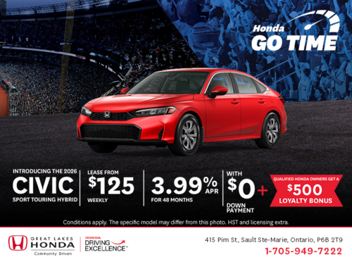 Get the 2026 Honda Civic Hybrid!