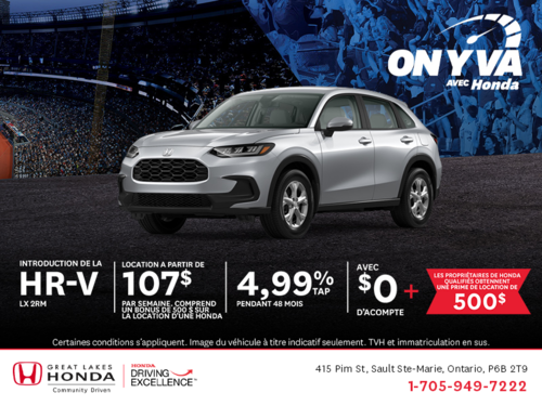 Procurez-vous le Honda HR-V 2026