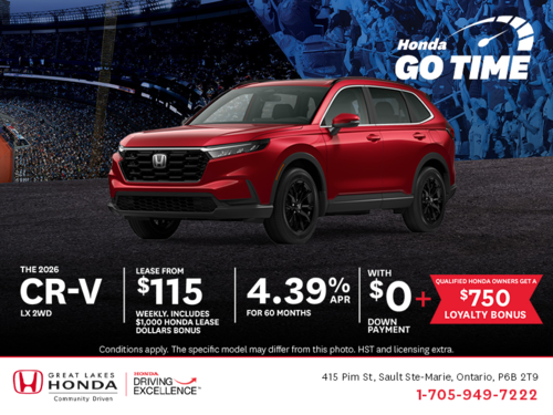 Get the 2026 Honda CR-V!