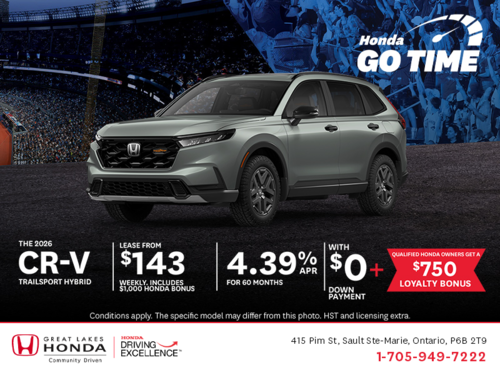 Get the 2026 Honda CR-V hybrid!