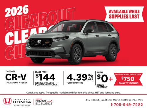 Get the 2026 Honda CR-V hybrid!