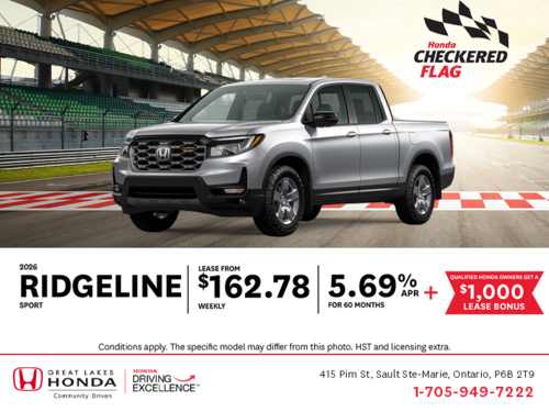 Get the 2026 Honda Ridgeline!