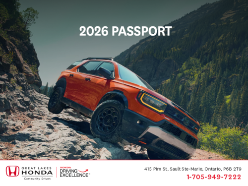 Get the 2026 Honda Passport!