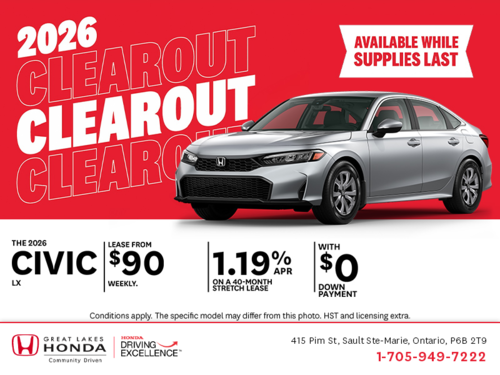 Get the 2026 Honda Civic!