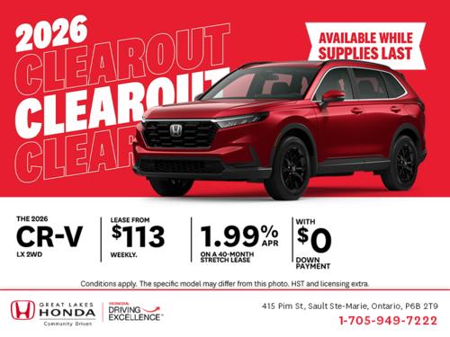 Get the 2026 Honda CR-V!