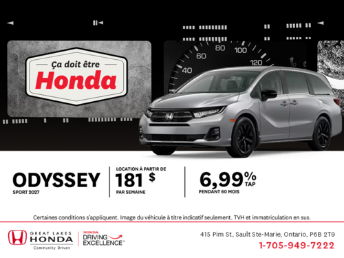 Honda Odyssey 2027