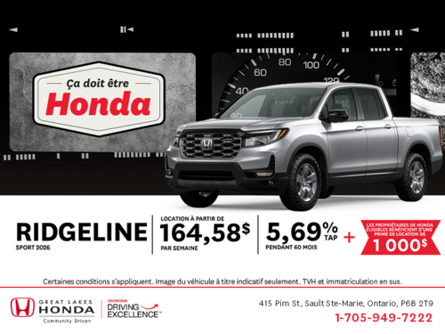 Honda Ridgeline 2026
