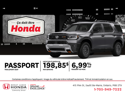 Honda Passport 2027
