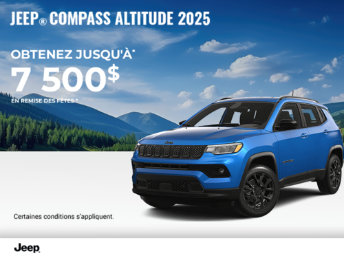Conduisez un Jeep Compass 2025!