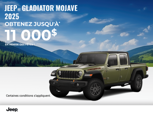 Conduisez un Jeep Gladiator 2025!