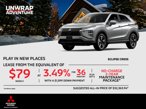Get the 2026 Mitsubishi Eclipse Cross