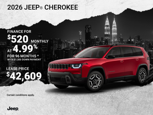 Get the 2026 Jeep Cherokee !