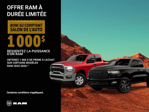 L'événement mensuel RAM