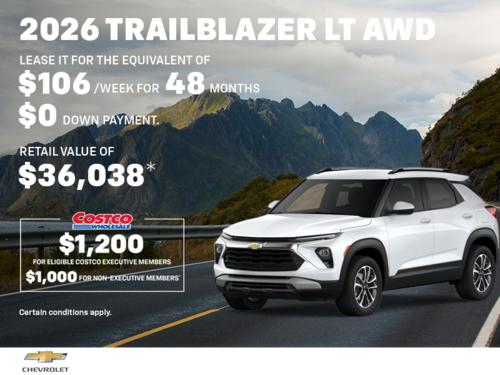 Get the 2026 Chevrolet Trailblazer LT AWD