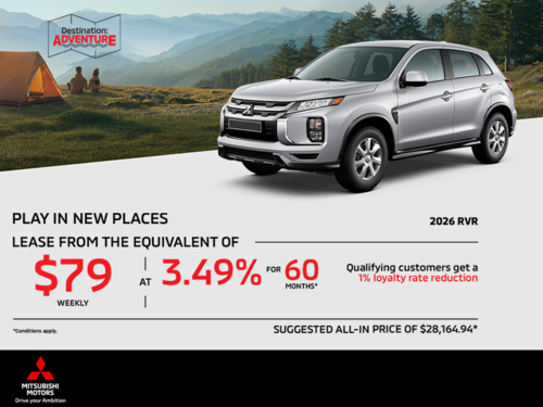 Get the 2026 Mitsubishi RVR