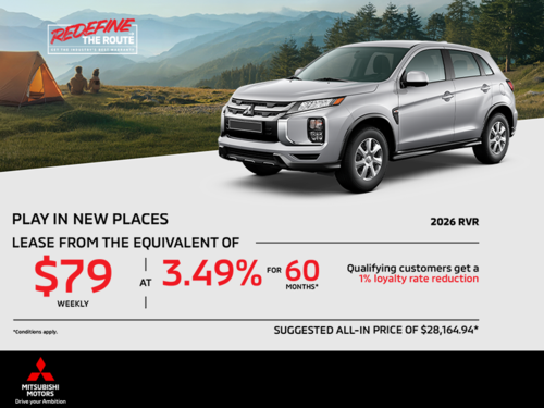 Get the 2026 Mitsubishi RVR
