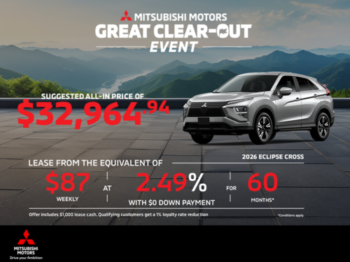 2026 Mitsubishi Eclipse Cross