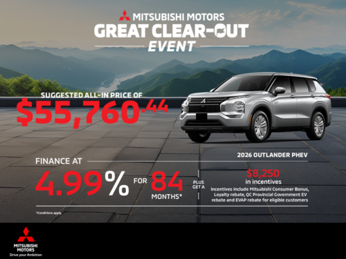 2026 Mitsubishi Outlander PHEV