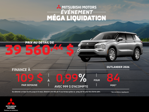 Mitsubishi Outlander 2026