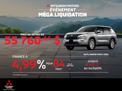Mitsubishi Outlander PHEV 2026