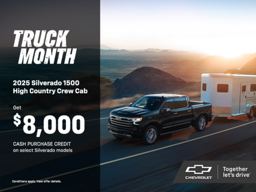Get the 2025 Chevrolet Silverado 1500 High Country Crew Cab