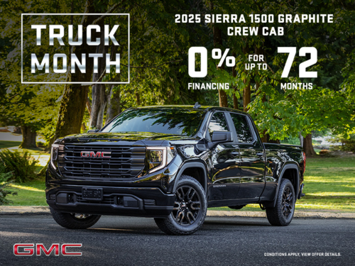 The 2025 GMC Sierra 1500 Graphite Crew Cab