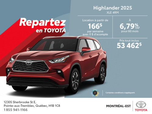 Toyota Highlander 2025