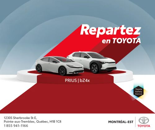Repartez en Toyota!