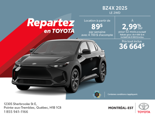 Toyota BZ4X 2025