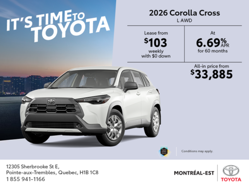 2026 Toyota Corolla Cross