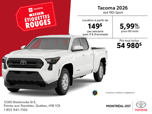 Toyota Tacoma 2026