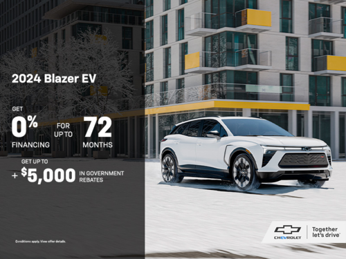 Get the 2024 Chevrolet Blazer EV