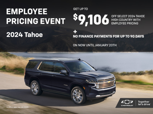 Get the 2024 Chevrolet Tahoe