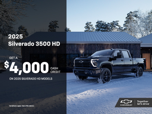 Get the 2025 Chevrolet Silverado 3500 HD