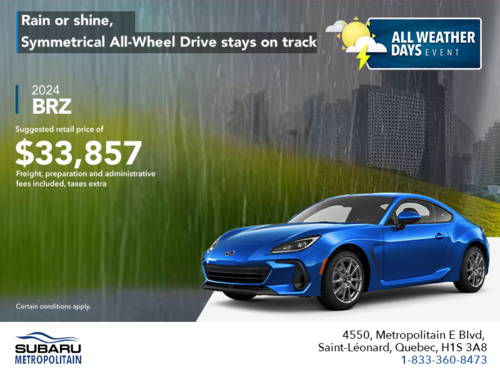 Get the 2024 BRZ today!