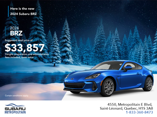 Get the 2024 BRZ today!