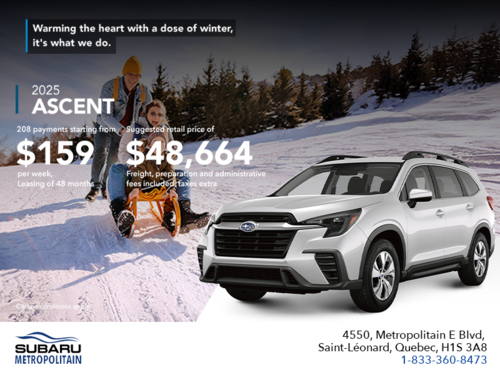 Get the 2024 Ascent today!