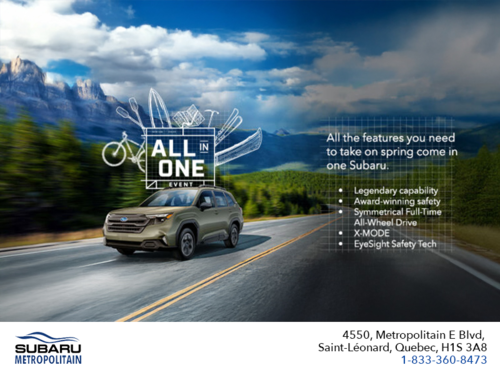 Subaru's Monthly Sales Event