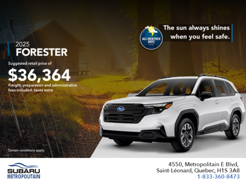 Get the 2025 Forester!