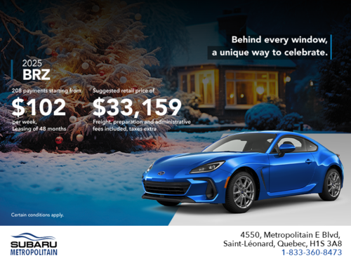 Get the 2025 BRZ today!