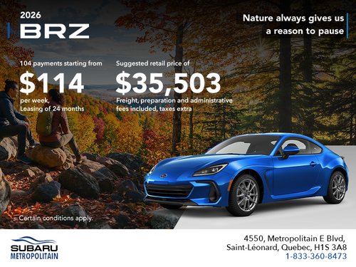 2026 Subaru BRZ