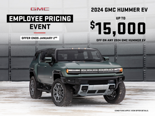 The 2024 GMC Hummer EV